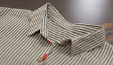 Lapel Striped Long Sleeves Shirt